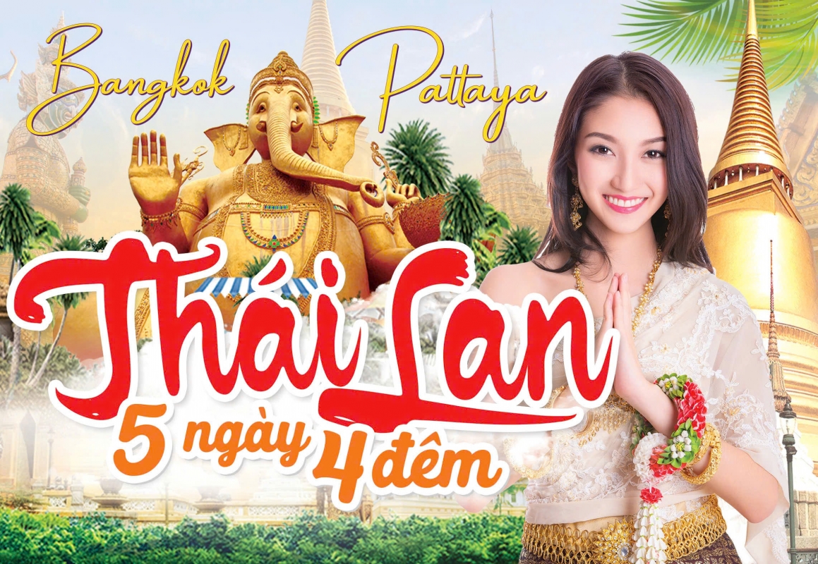DU LỊCH THÁI LAN BANGKOK – PATTAYA 5N4Đ | LÂU ĐÀI TỶ PHÚ – ĐẢO SAN HÔ – DU THUYỀN SÔNG CHAO PHRAYA | Áp dụng Tháng 10 – 12/2025