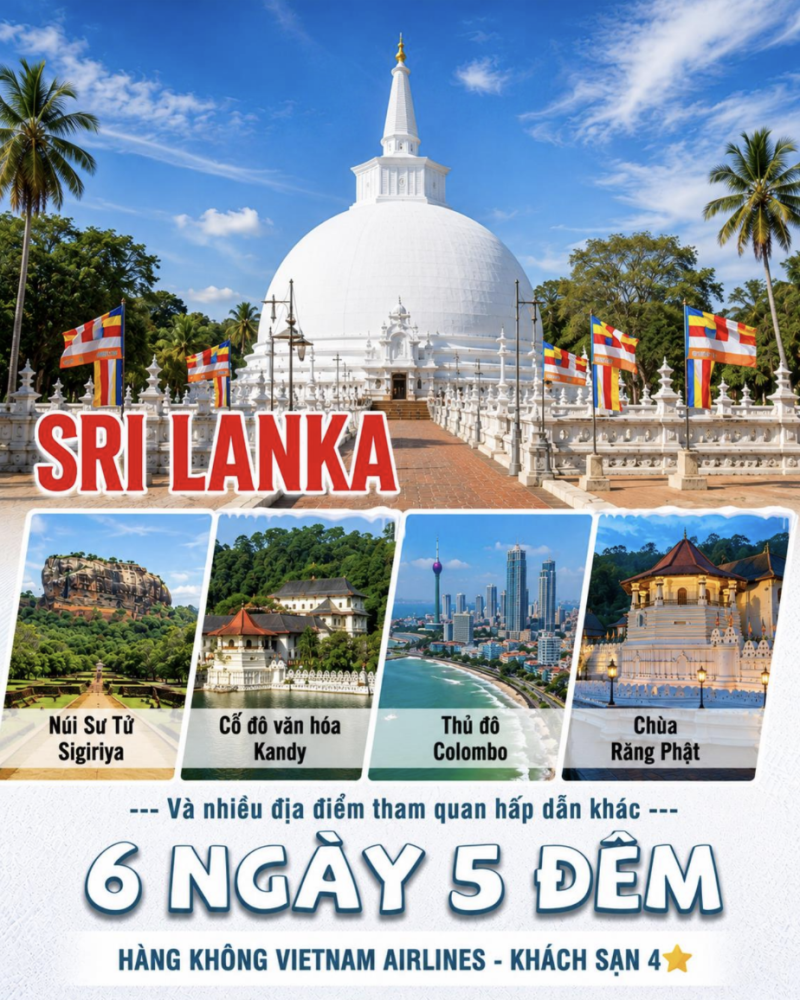 SRI LANKA 6N5Đ