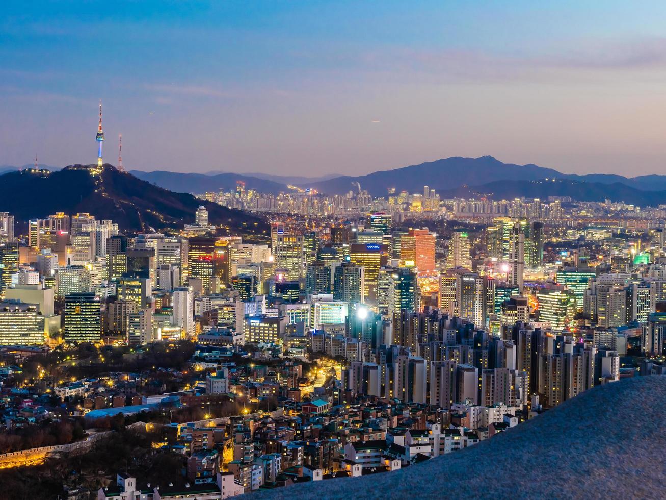 cityscape-in-seoul-city-south-korea-free